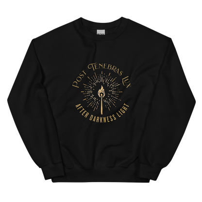 Post Tenebras Lux - Crewneck Sweatshirt Calvinist Apparel™