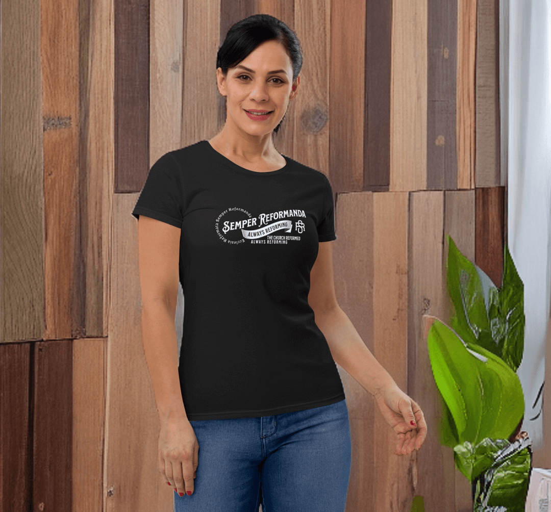 Semper Reformanda - Women's Slim Fit Tee Calvinist Apparel™