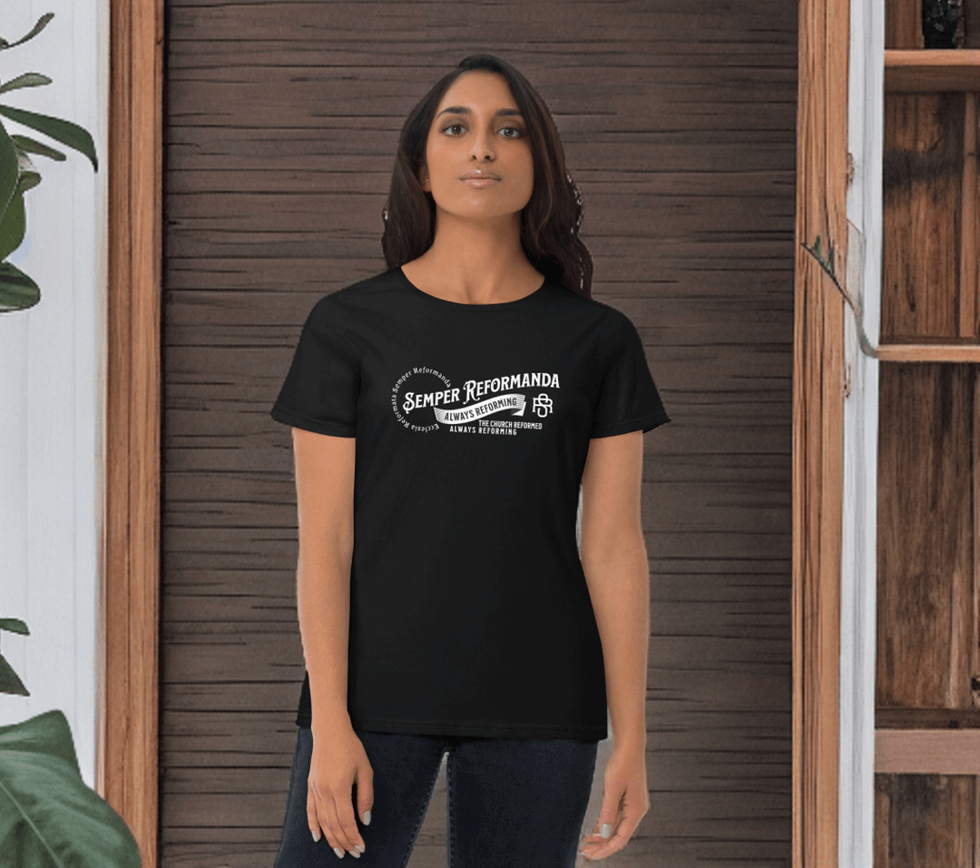 Semper Reformanda - Women's Slim Fit Tee Calvinist Apparel™