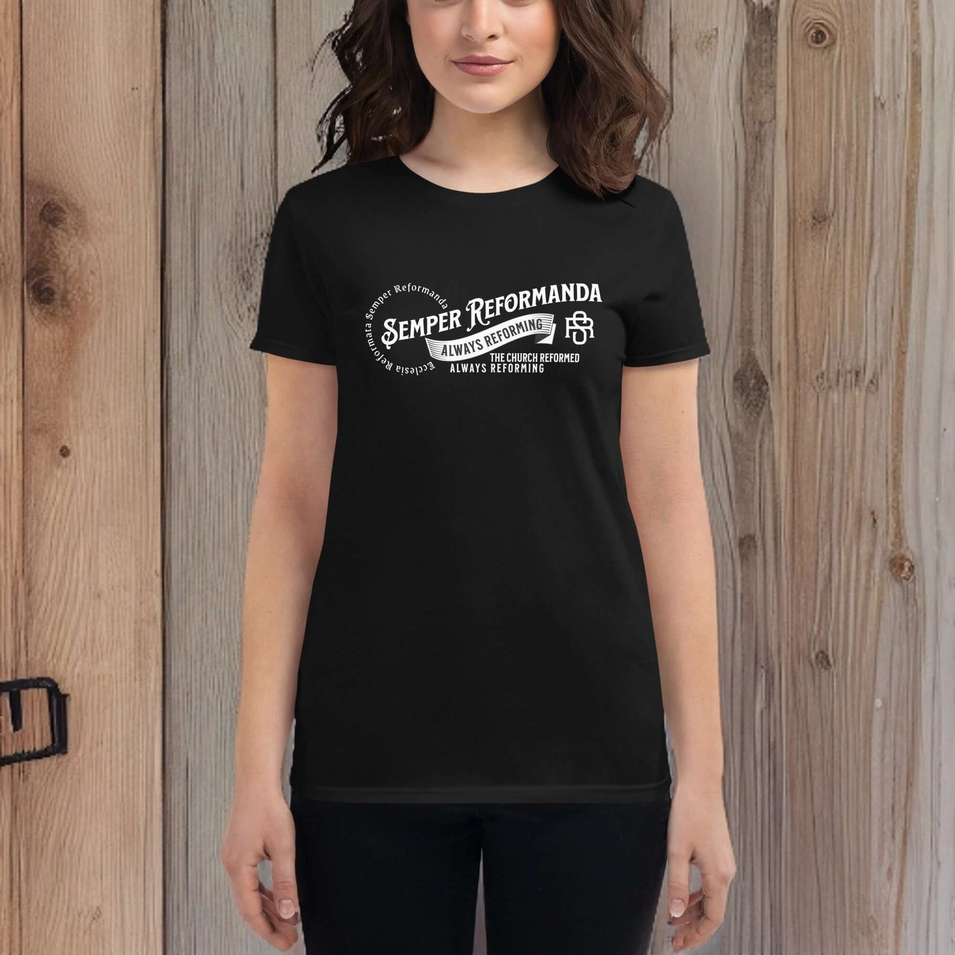 Semper Reformanda - Women's Slim Fit Tee Calvinist Apparel™