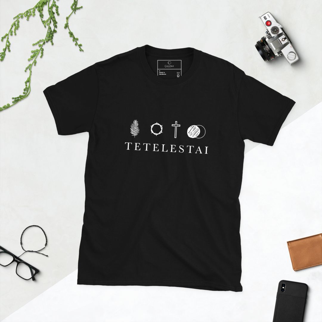 TETELESTAI — IT IS FINISHED - Unisex Tee Calvinist Apparel™