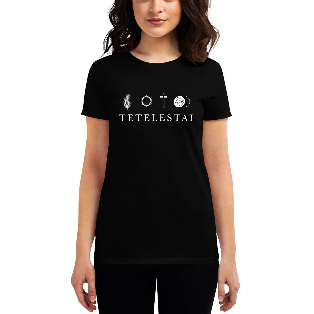 Tetelestai | It is Finished - Women's Slim Fit Tee Calvinist Apparel™