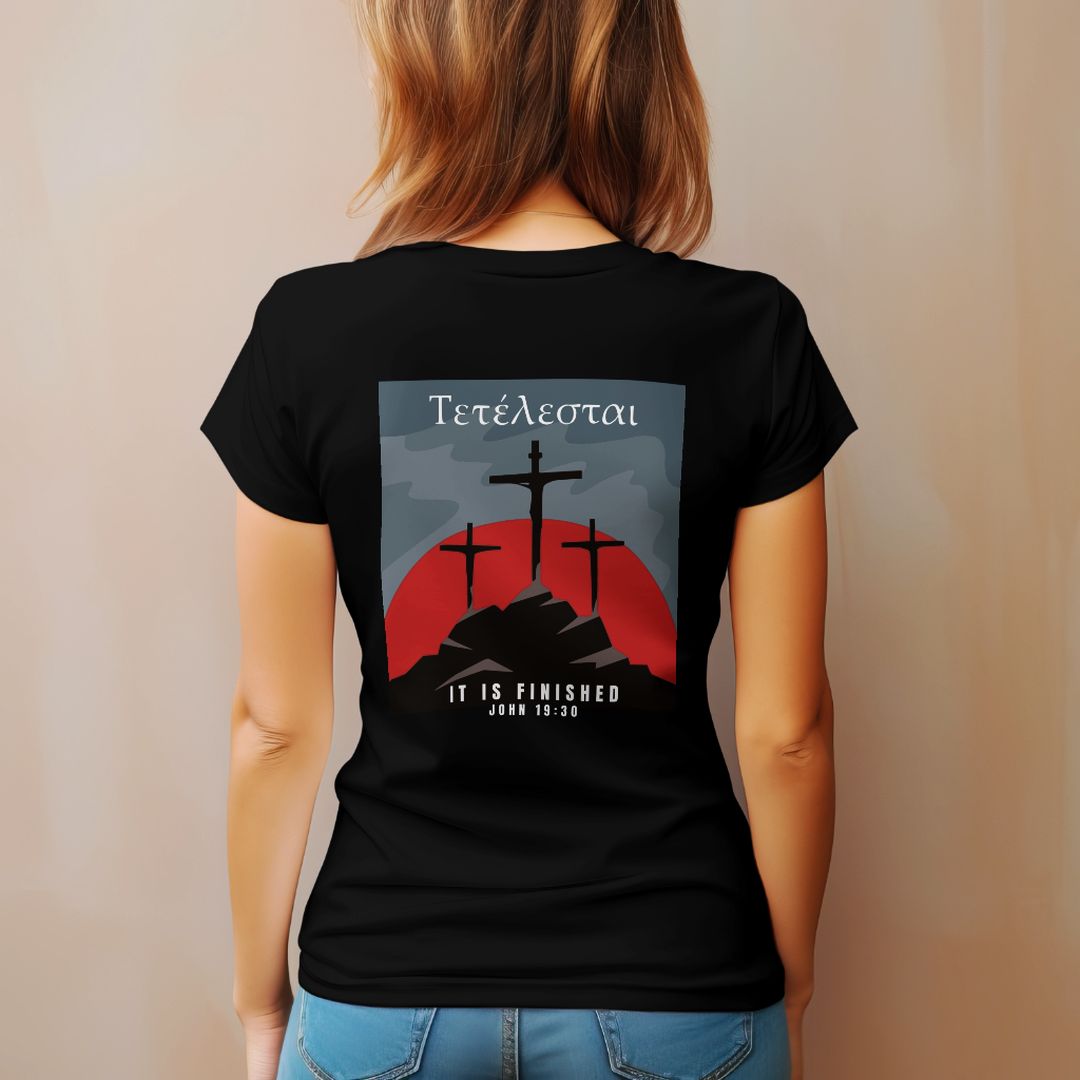 Tetelestai | It is Finished - Women's Slim Fit Tee Calvinist Apparel™