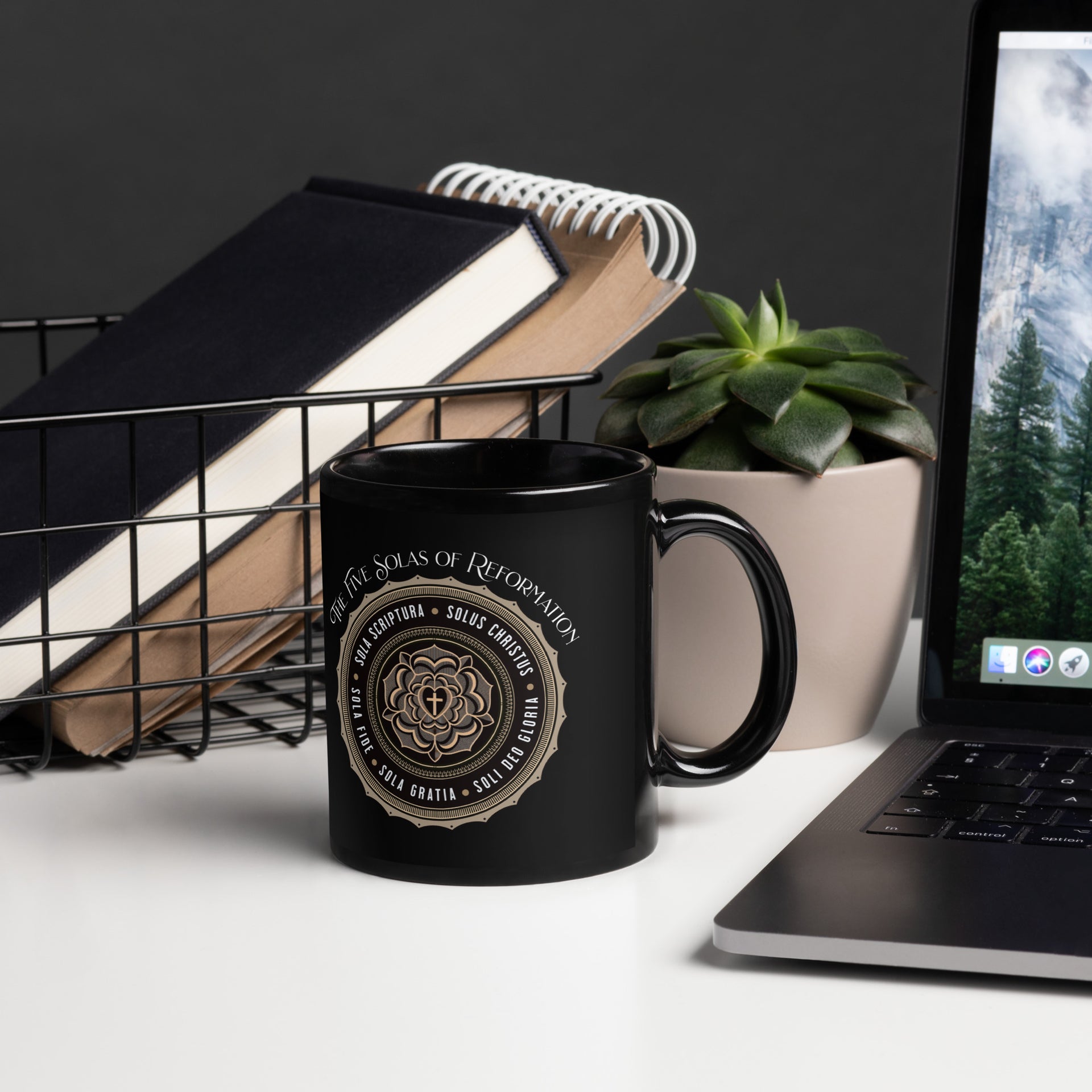 The Five Solas Mug – Calvinist Apparel