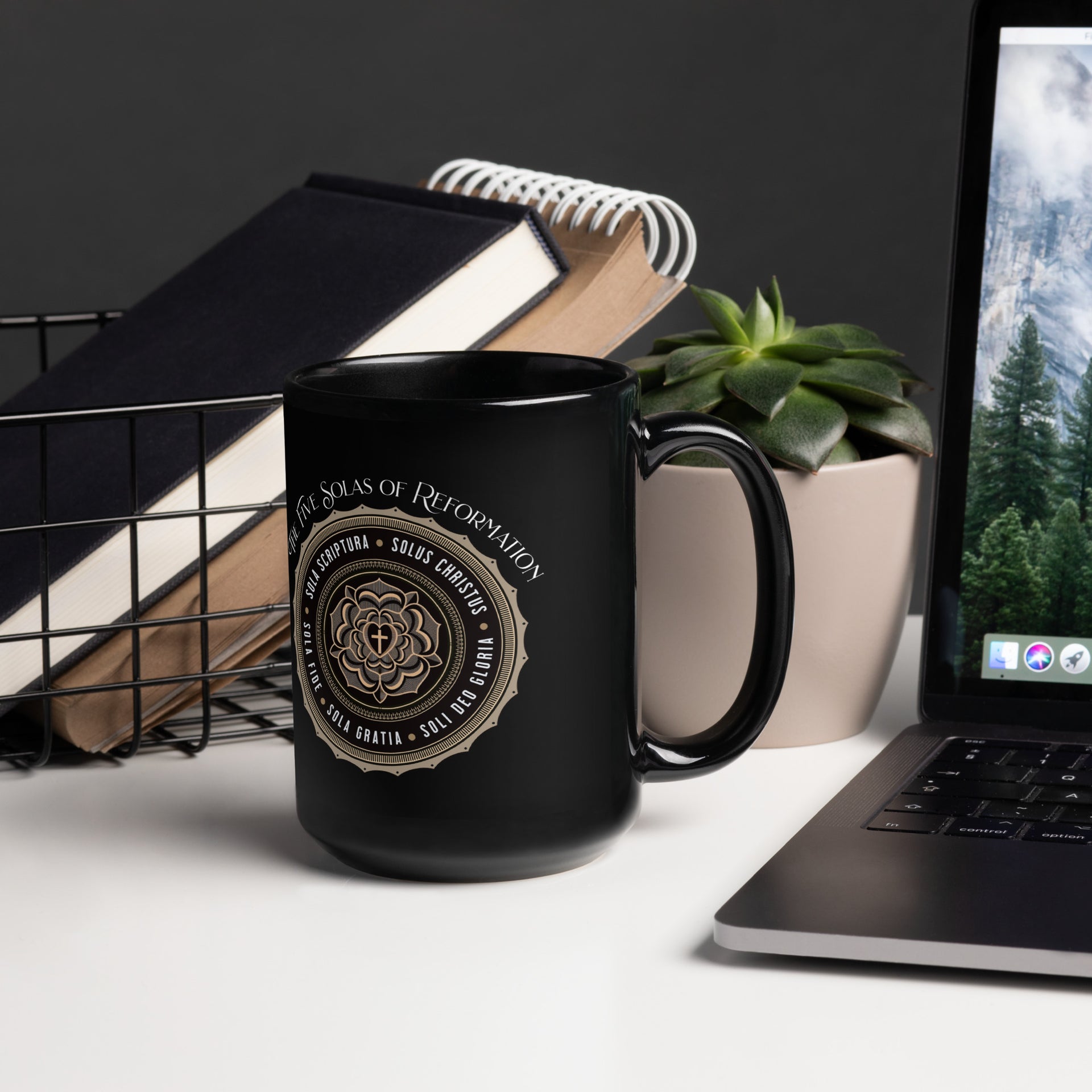 The Five Solas Mug – Calvinist Apparel