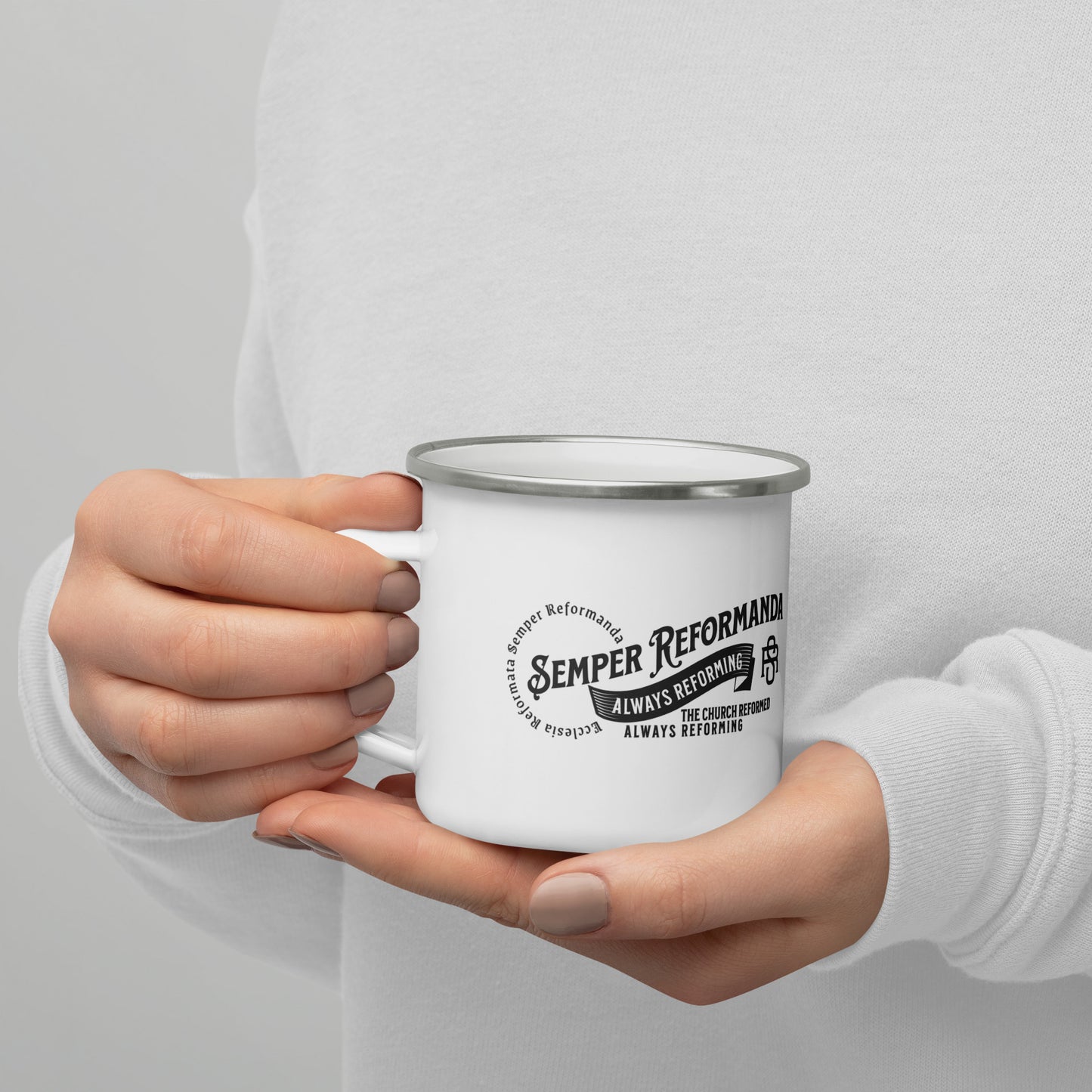 Semper Reformanda - Enamel Mug Calvinist Apparel™