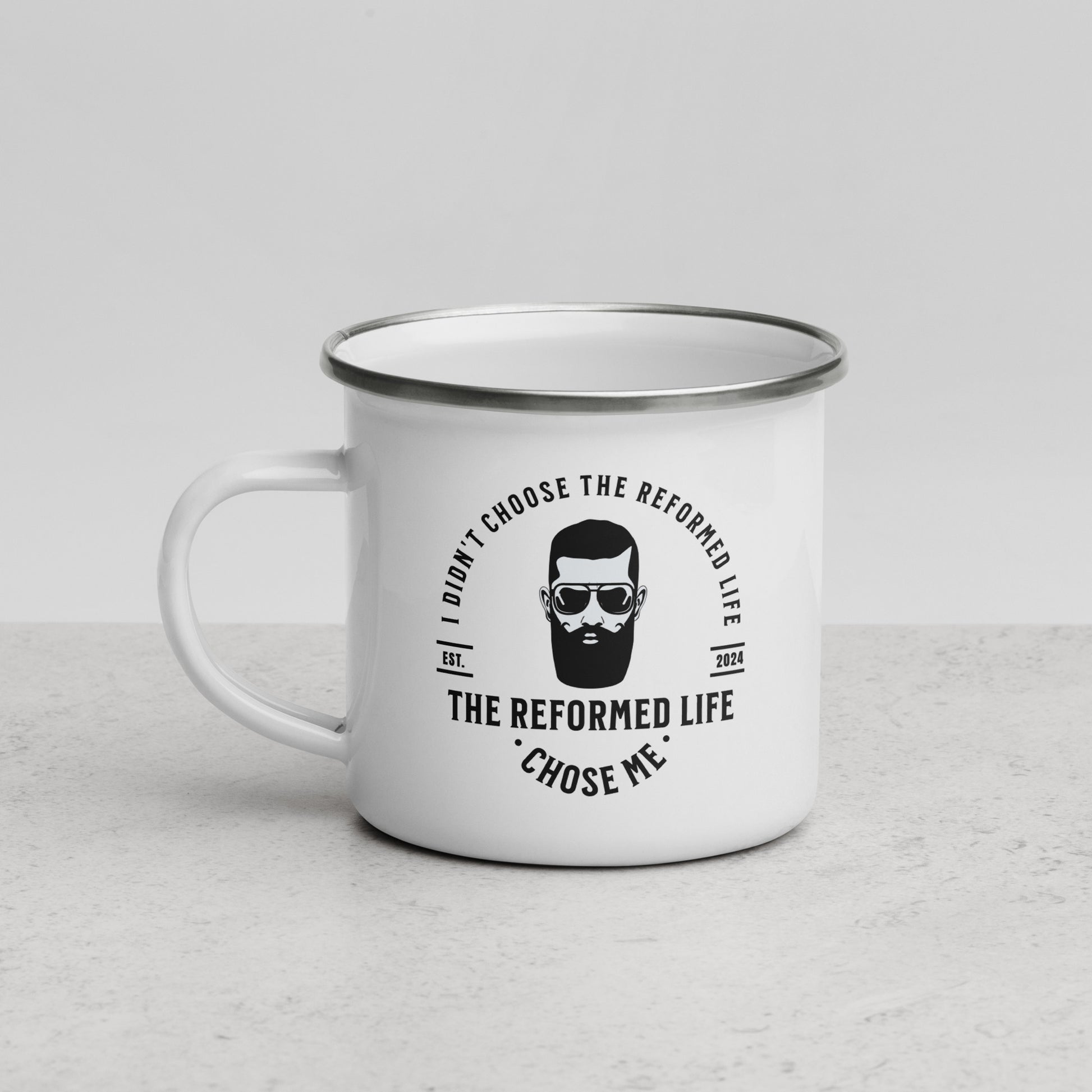 Reformed Life - For Him - Enamel Mug Calvinist Apparel™