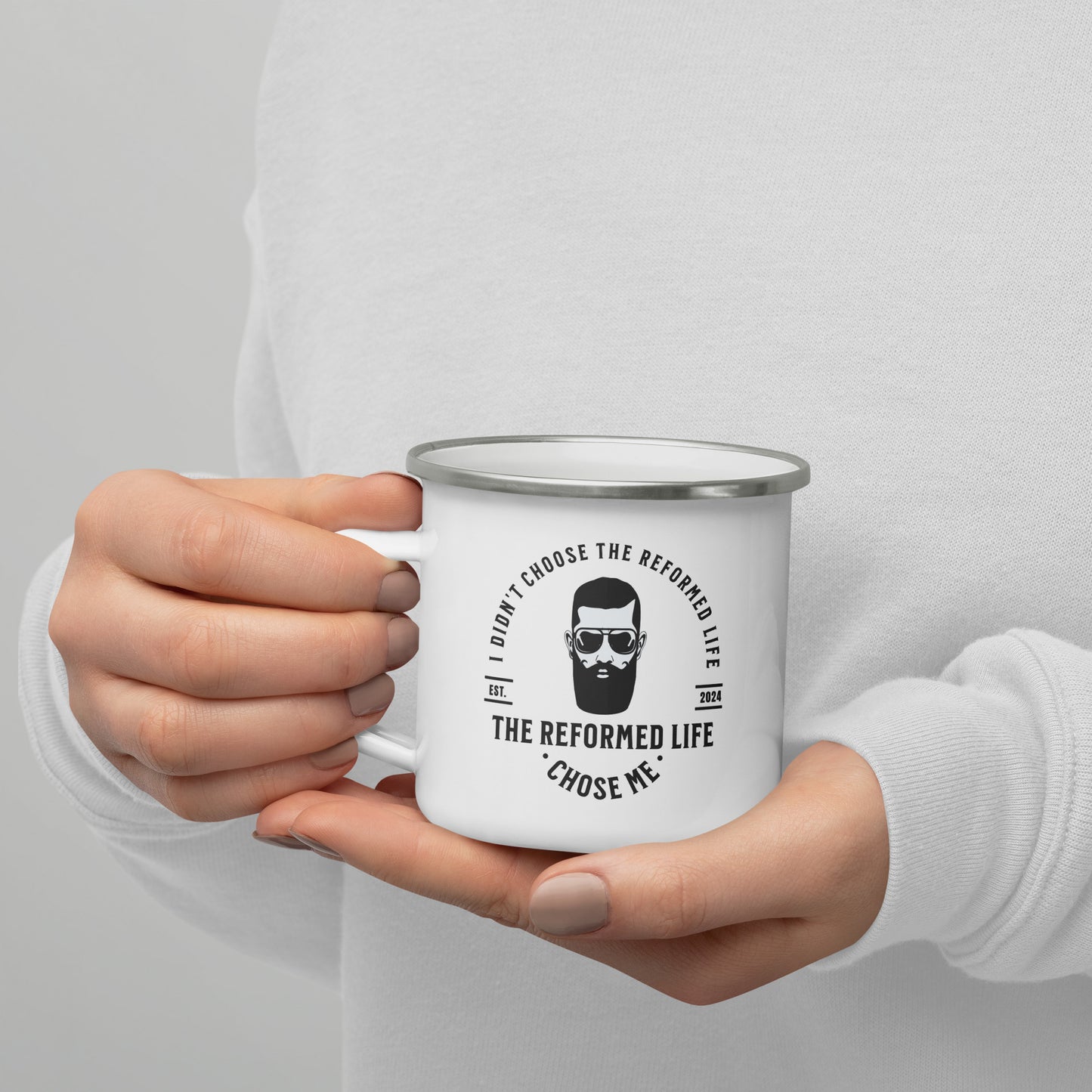 Reformed Life - For Him - Enamel Mug Calvinist Apparel™