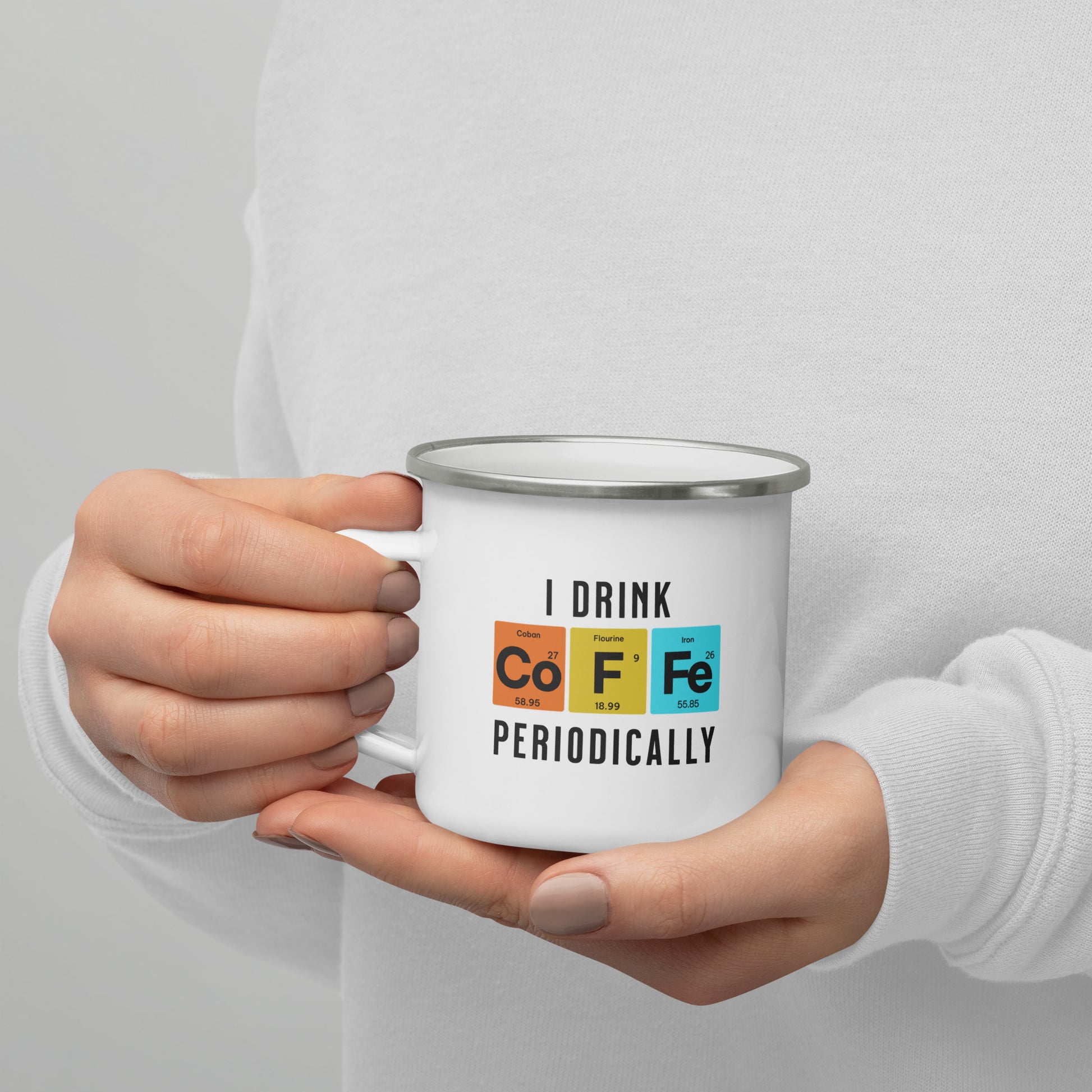 Drink Coffee Periodically - Enamel Mug Calvinist Apparel™