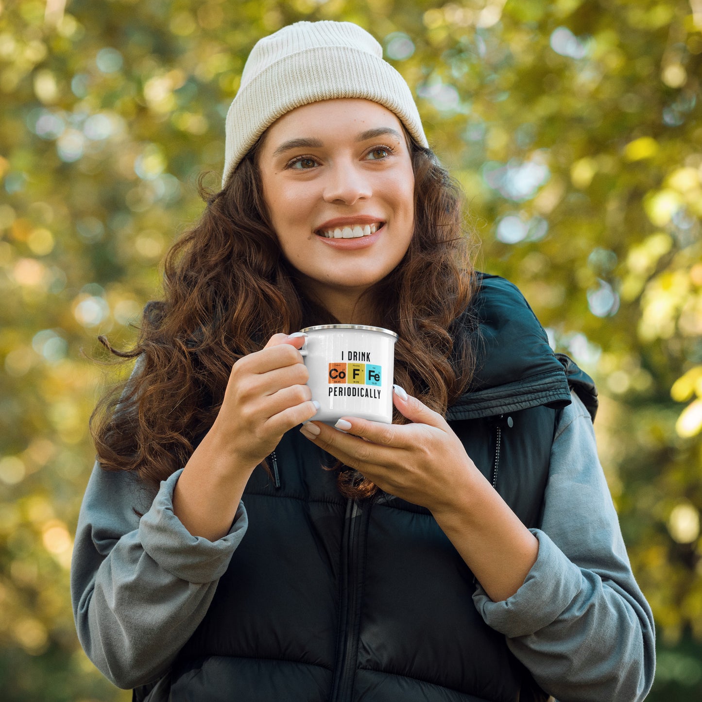 Drink Coffee Periodically - Enamel Mug Calvinist Apparel™