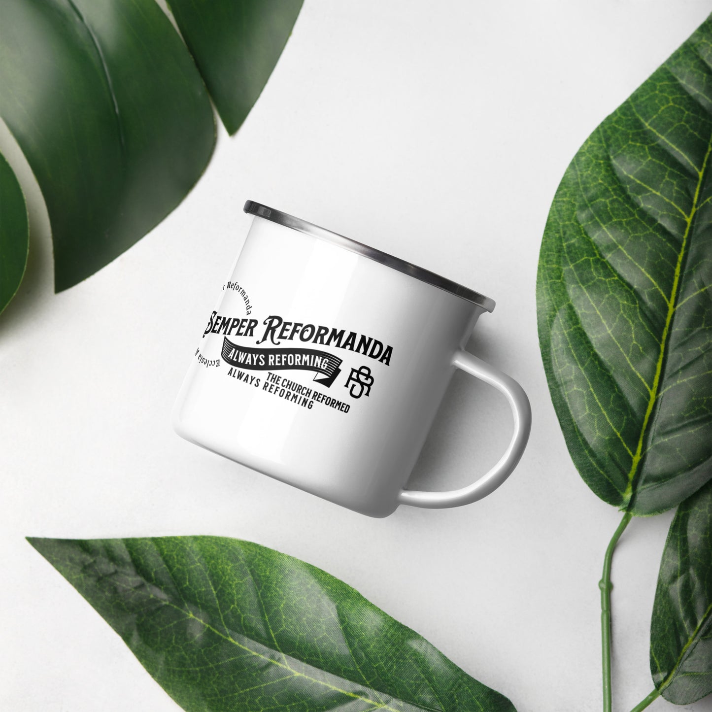 Semper Reformanda - Enamel Mug Calvinist Apparel™