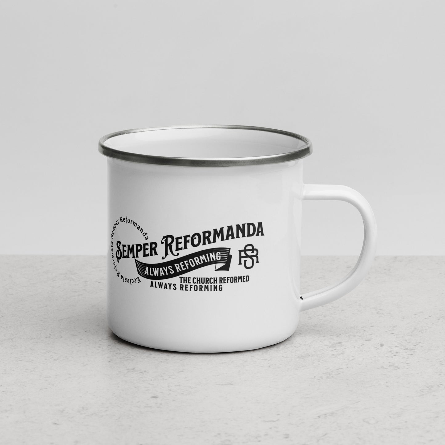 Semper Reformanda - Enamel Mug Calvinist Apparel™