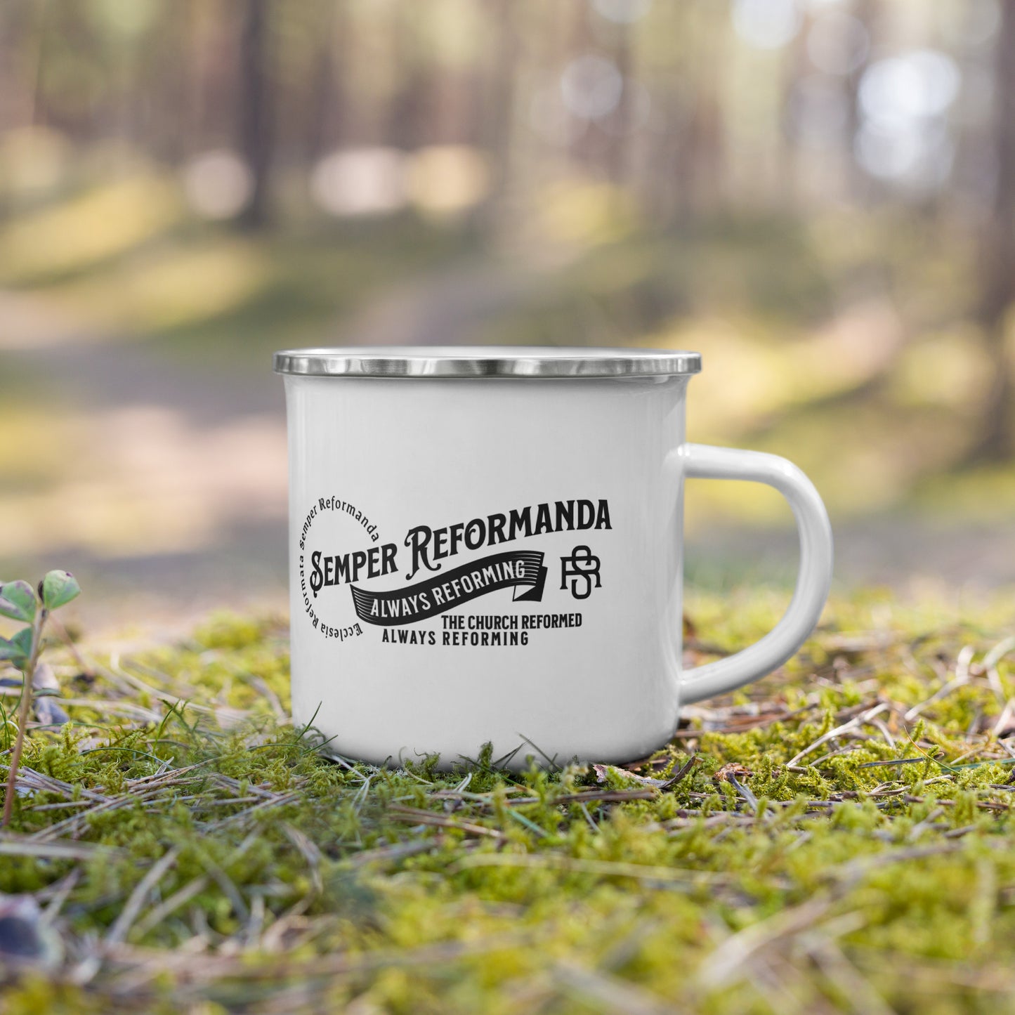 Semper Reformanda - Enamel Mug Calvinist Apparel™