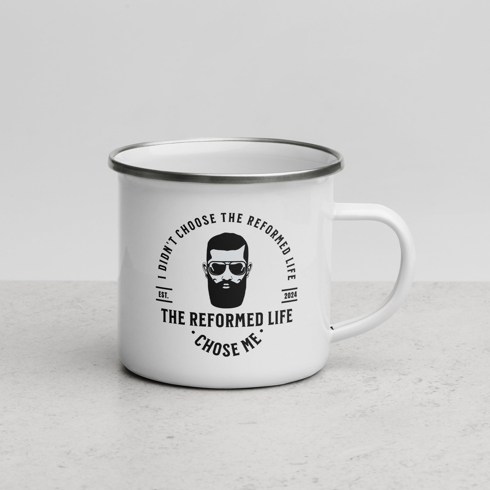 Reformed Life - For Him - Enamel Mug Calvinist Apparel™