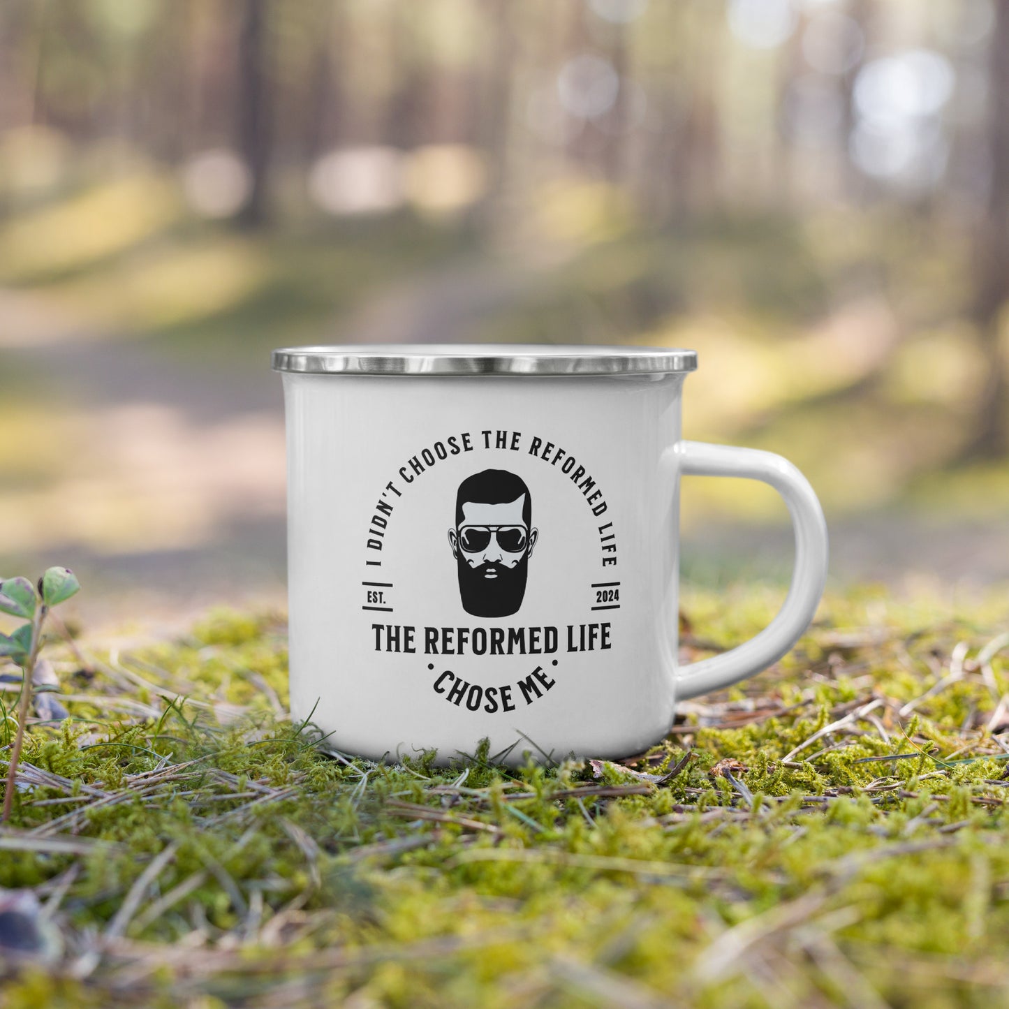 Reformed Life - For Him - Enamel Mug Calvinist Apparel™