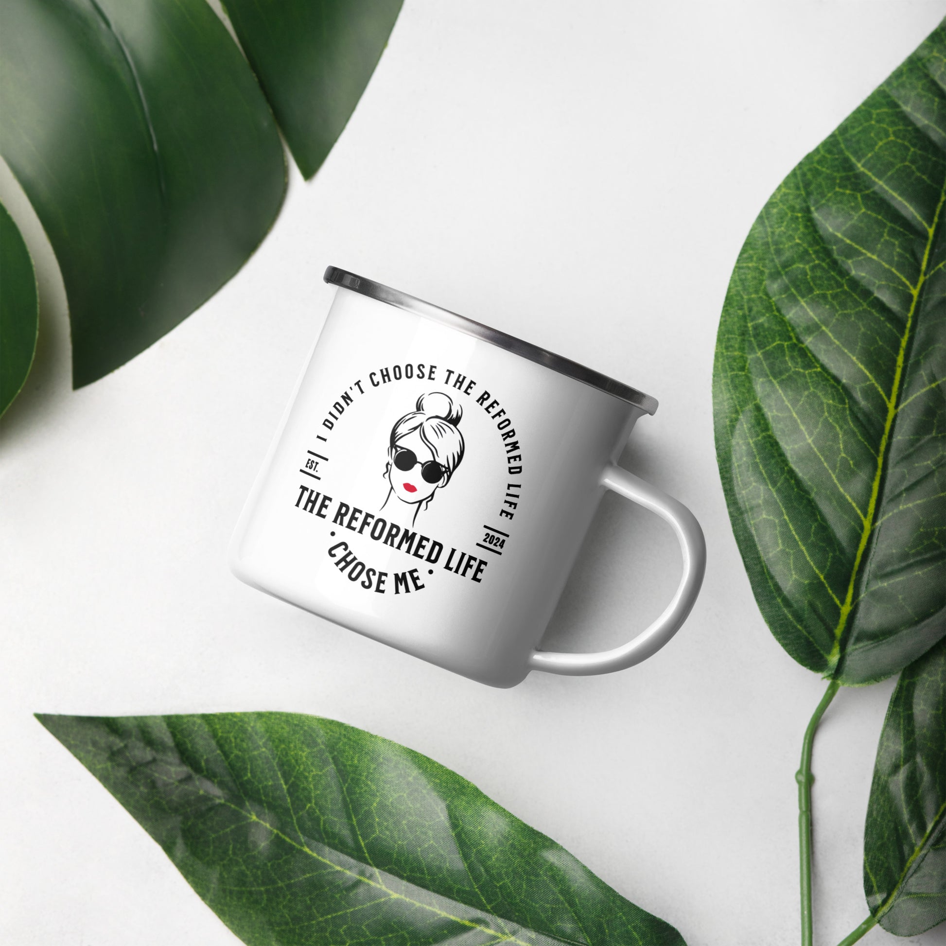 Reformed Life - For Her - Enamel Mug Calvinist Apparel™