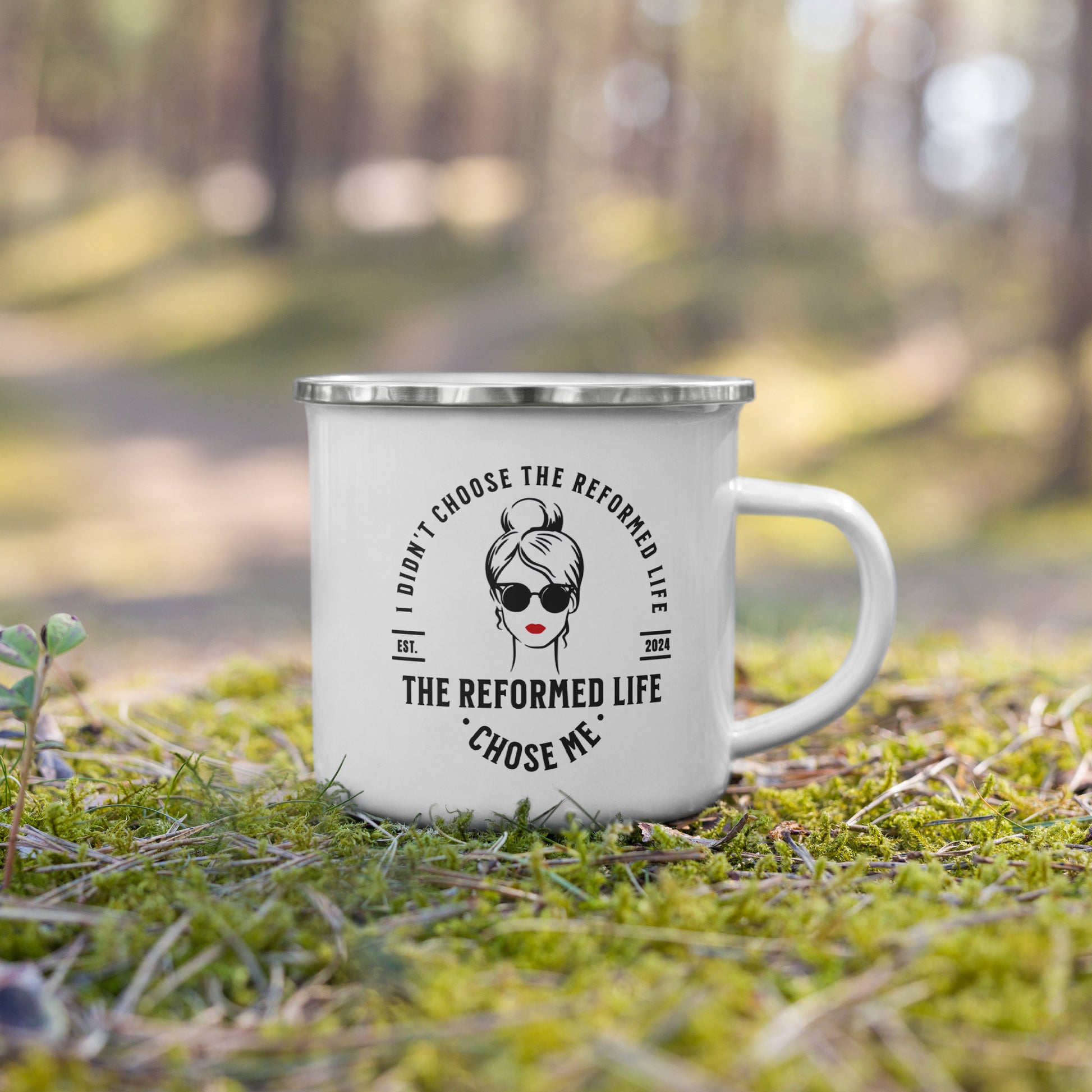 Reformed Life - For Her - Enamel Mug Calvinist Apparel™