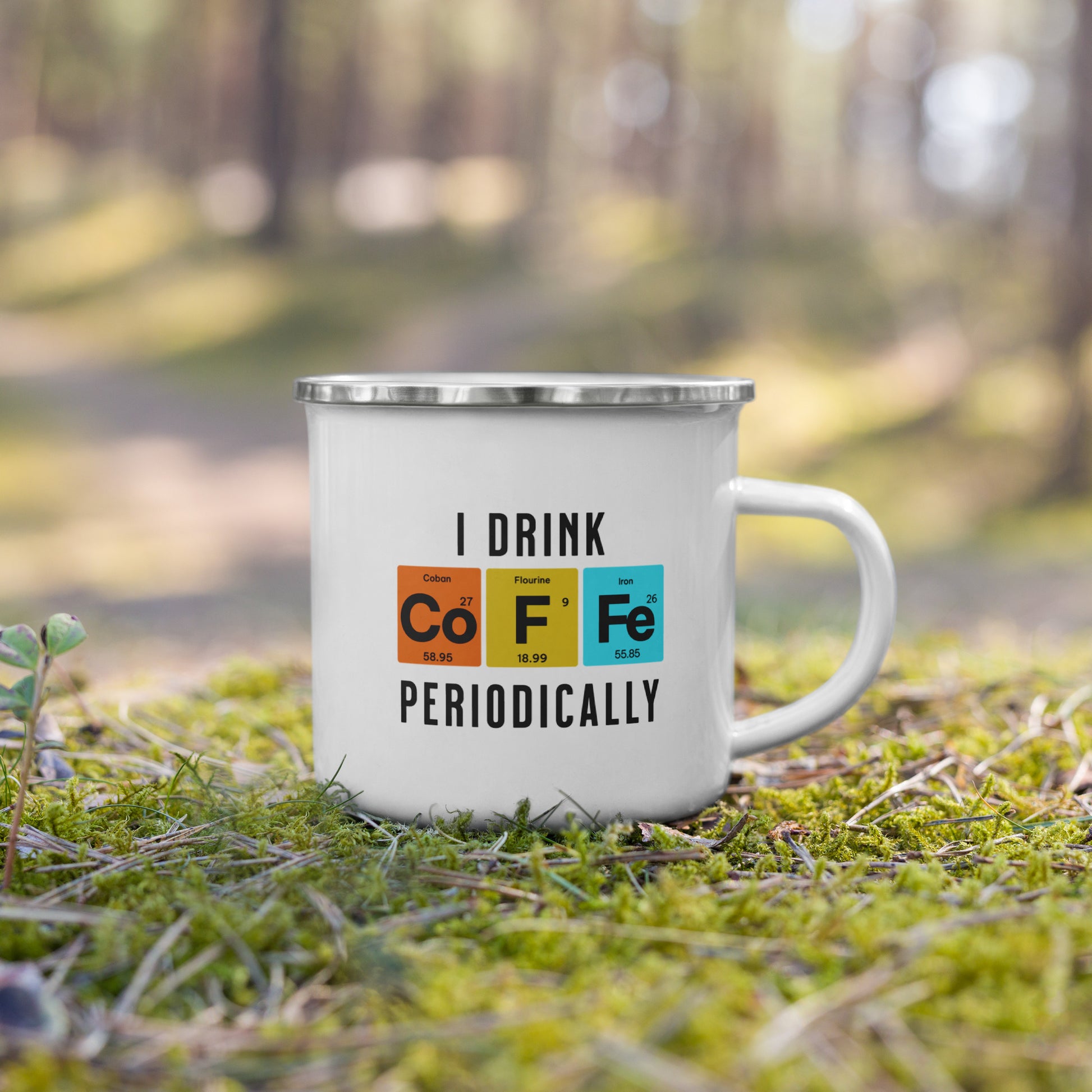 Drink Coffee Periodically - Enamel Mug Calvinist Apparel™