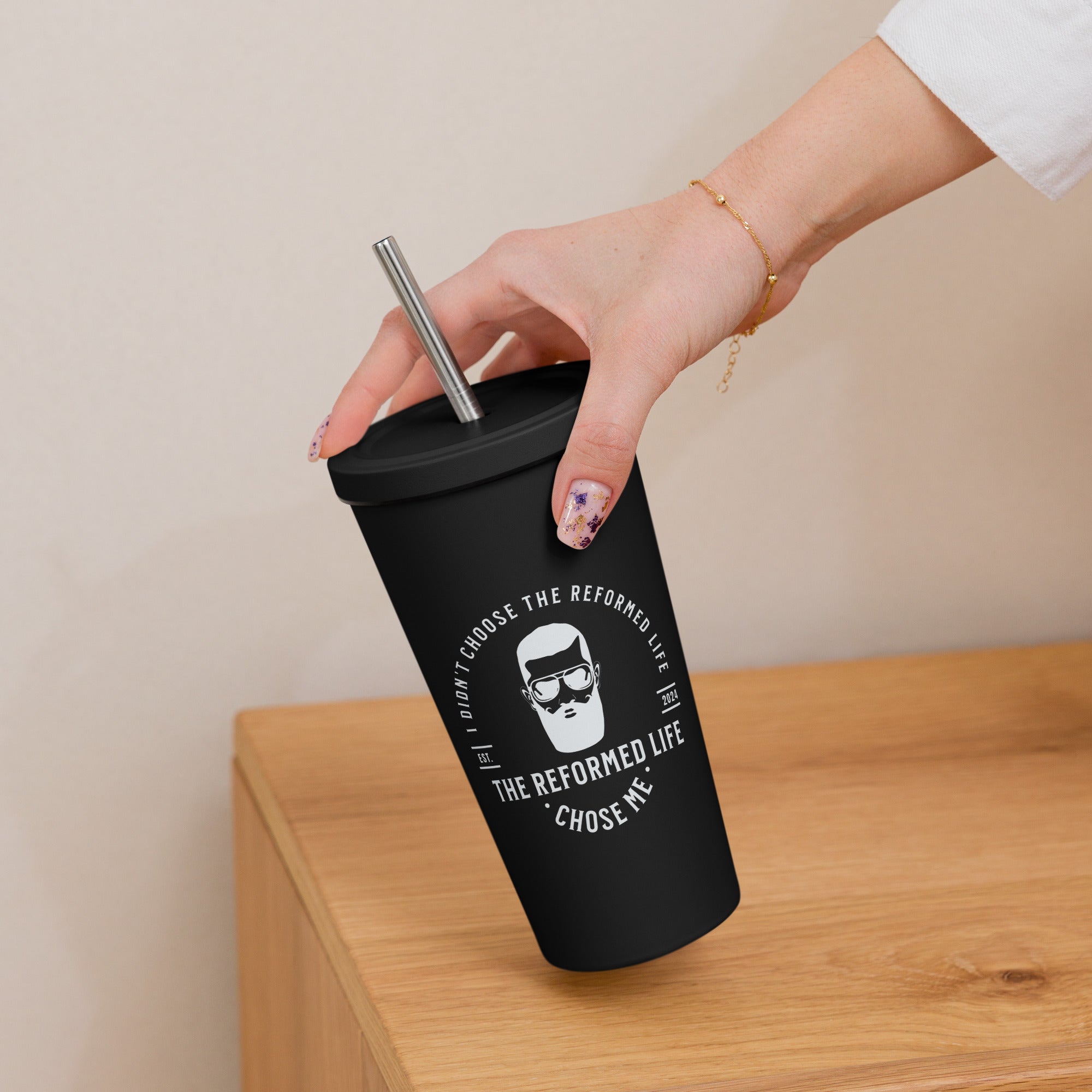 The Reformed Life Choose me-For Him - Deluxe Tumbler