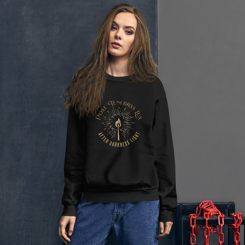 Post Tenebras Lux - Crewneck Sweatshirt — one of the available bundle designs