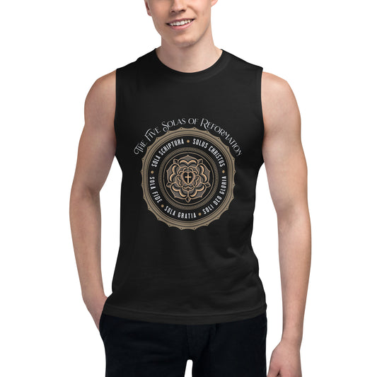 The 5 Solas - Muscle Shirt Calvinist Apparel™