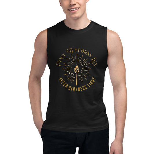 Post Tenebras Lux - Muscle Tee Calvinist Apparel™