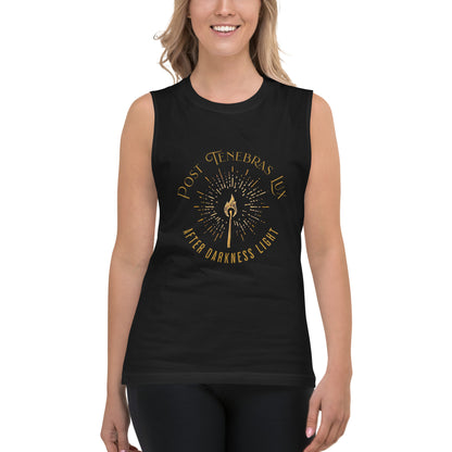 Post Tenebras Lux - Muscle Tee Calvinist Apparel™