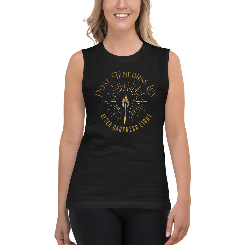 Post Tenebras Lux - Muscle Shirt Calvinist Apparel™