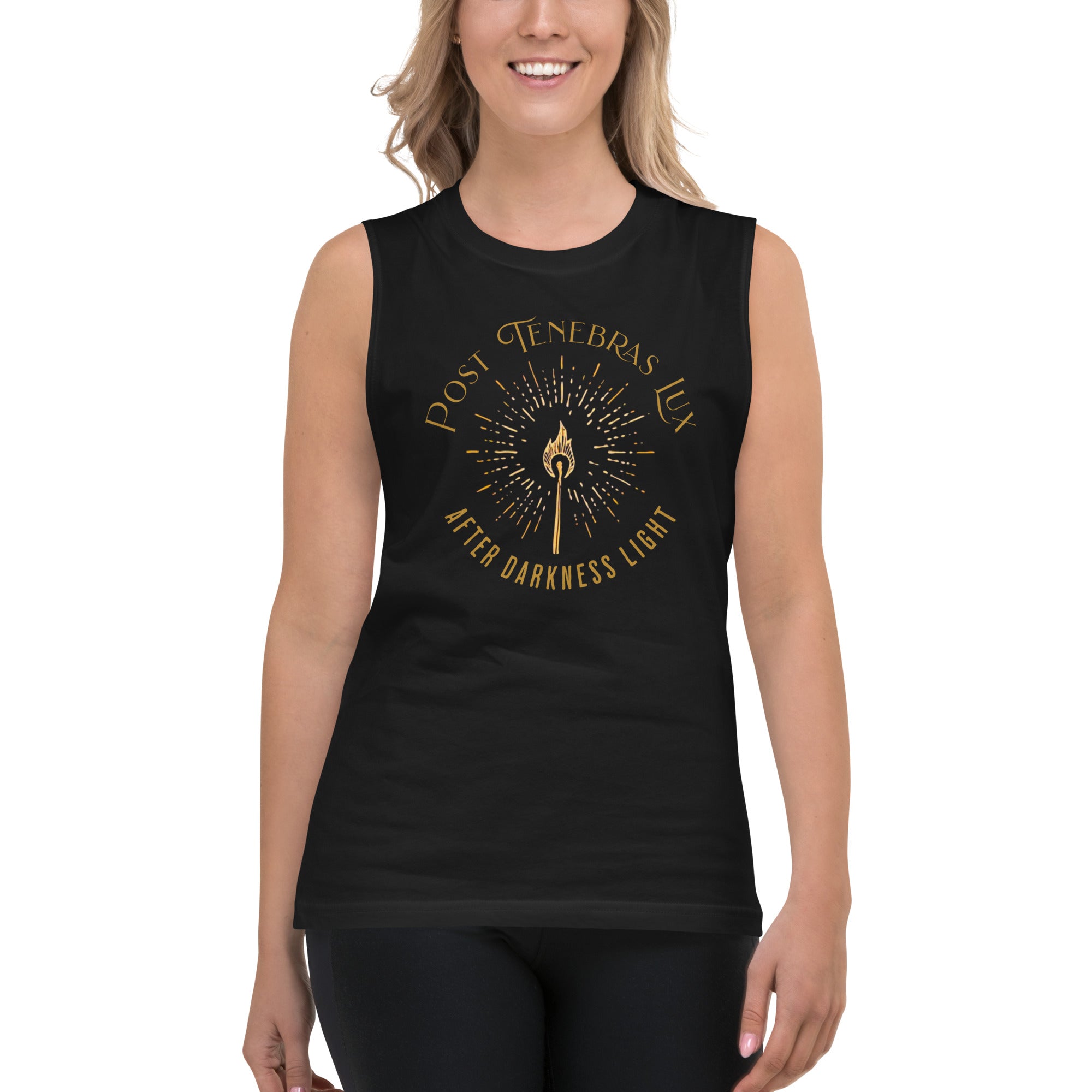 Post Tenebras Lux - Muscle Shirt Calvinist Apparel™