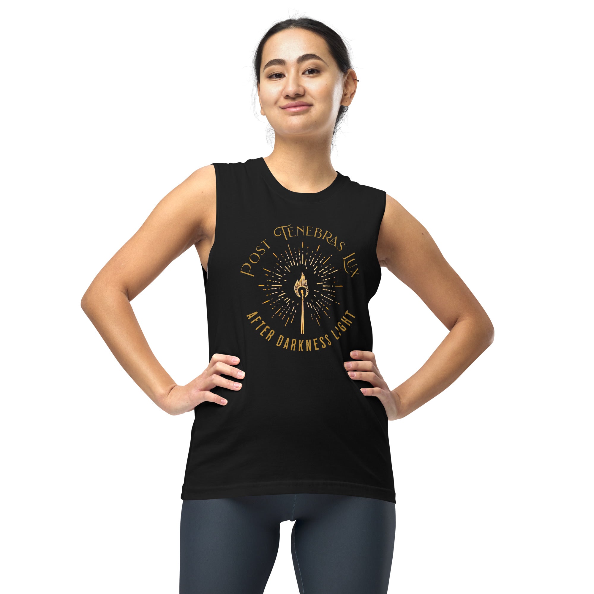 Post Tenebras Lux - Muscle Shirt Calvinist Apparel™