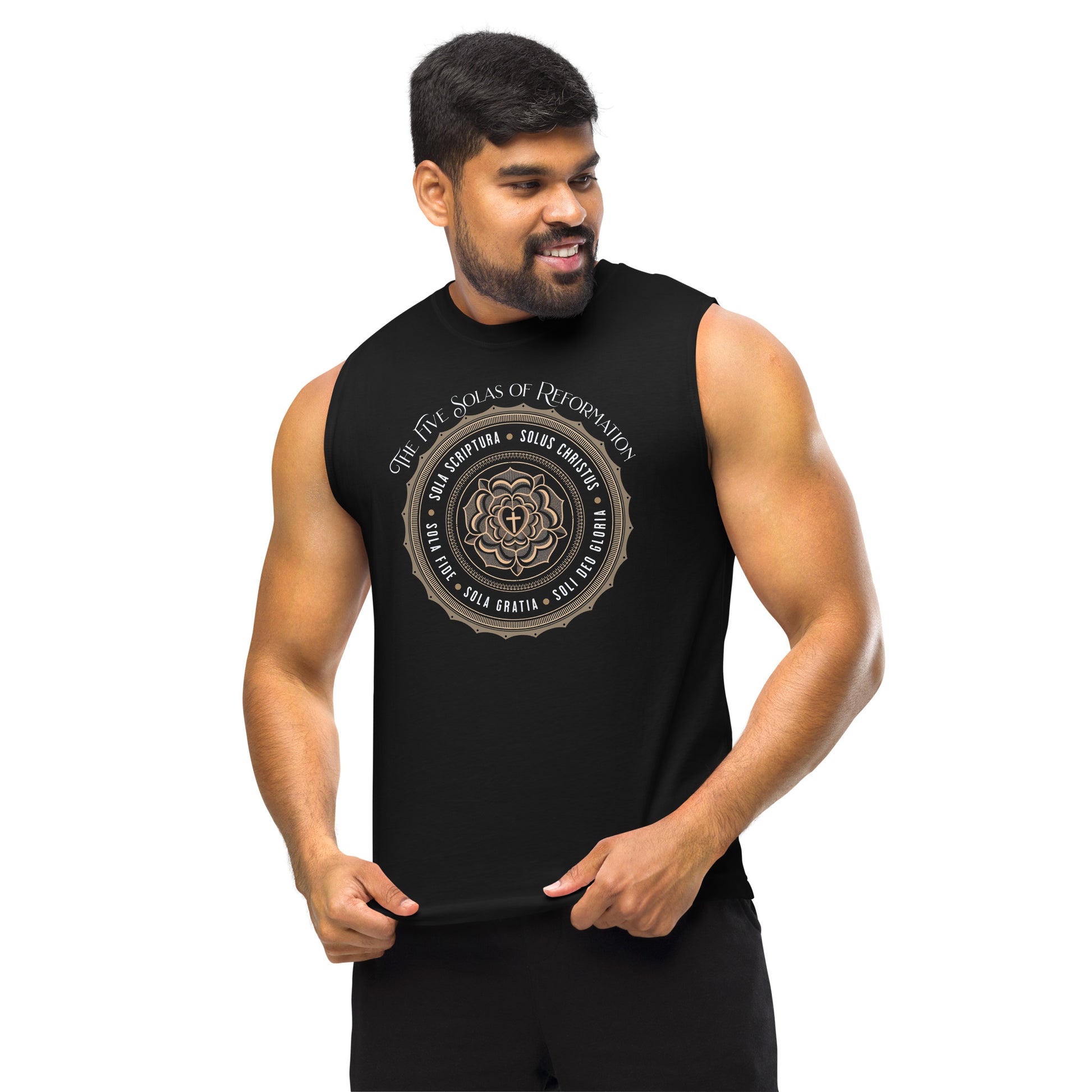 The 5 Solas - Muscle Shirt Calvinist Apparel™