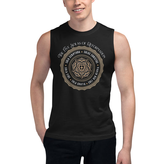 The 5 Solas - Muscle Shirt Calvinist Apparel™