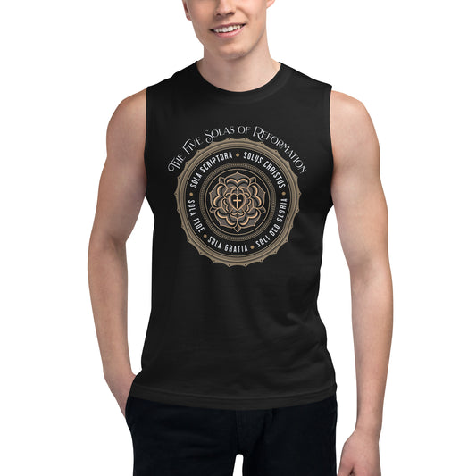 The 5 Solas - Muscle Shirt Calvinist Apparel™