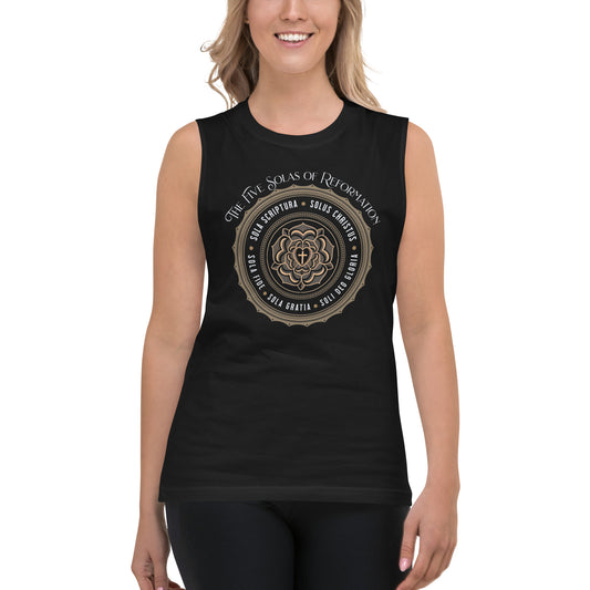 The 5 Solas - Muscle Shirt Calvinist Apparel™