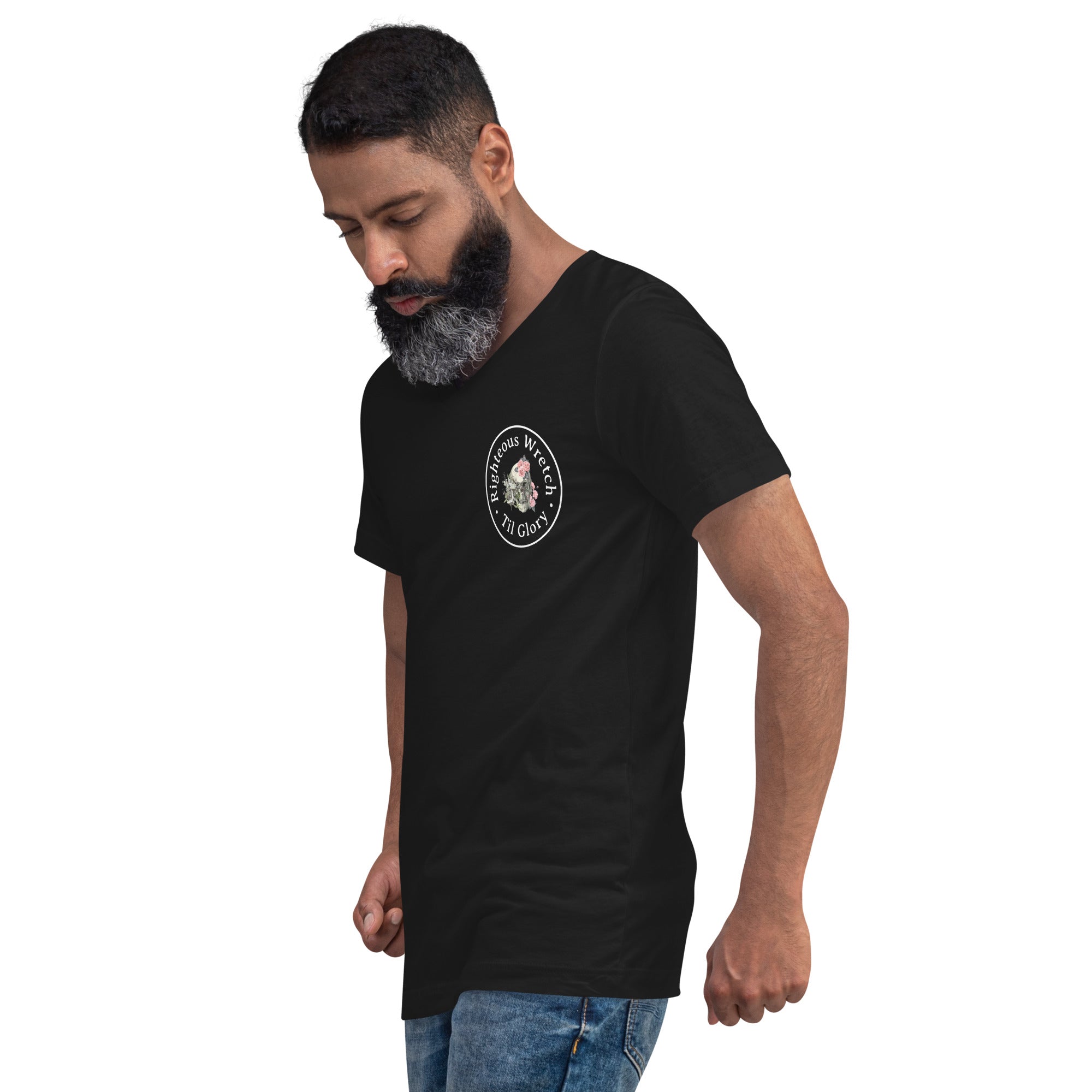 Righteous Wretch Til Glory - V-Neck Tee