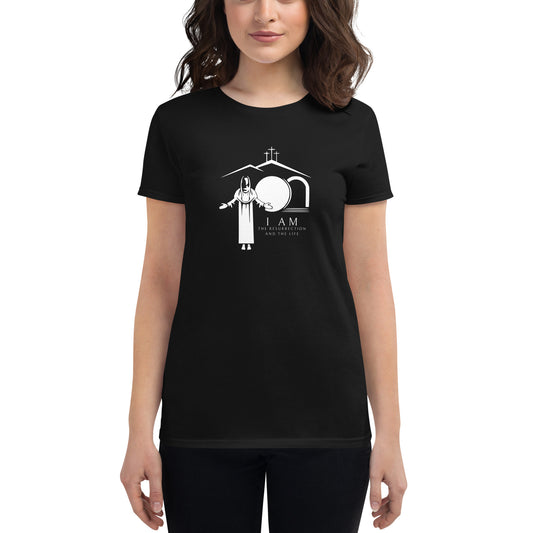 I Am The Resurrection - Women's Slim Fit Tee Calvinist Apparel™