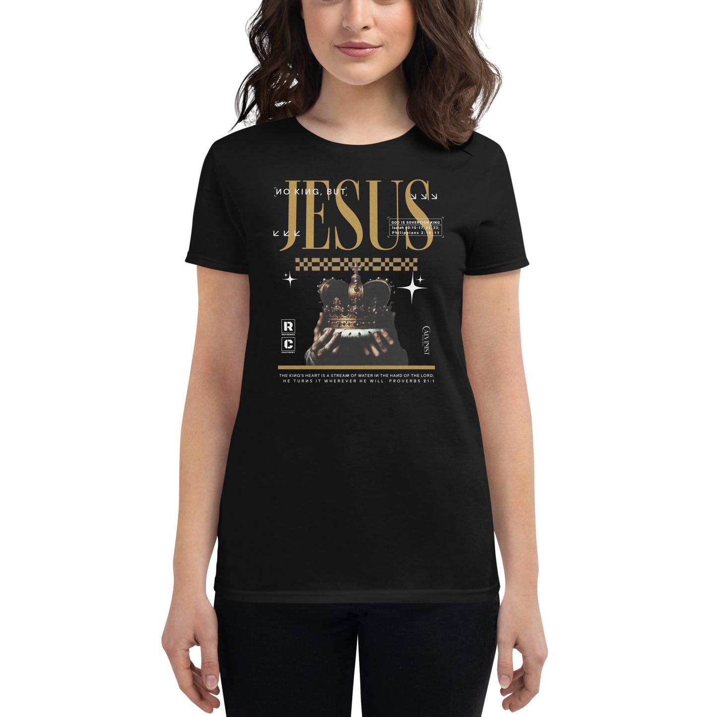 No King But Jesus I - Women's Slim Fit Tee